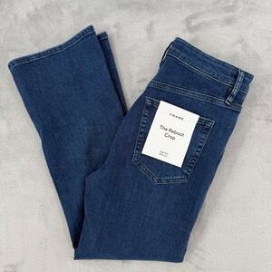 FRAME The Reboot Crop Jeans High Rise Boot Cut Womens Size 30 NEW $498